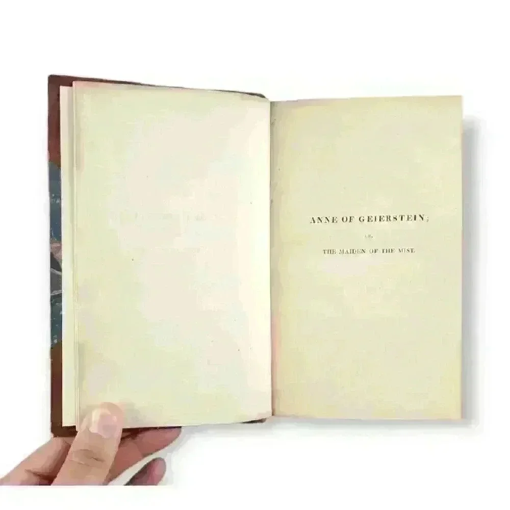 Anne of Geierstein; 3 Vols Waverley Novel Sir Walter Scott 1st Ed (1829) Bayntun - Picture 10 of 12